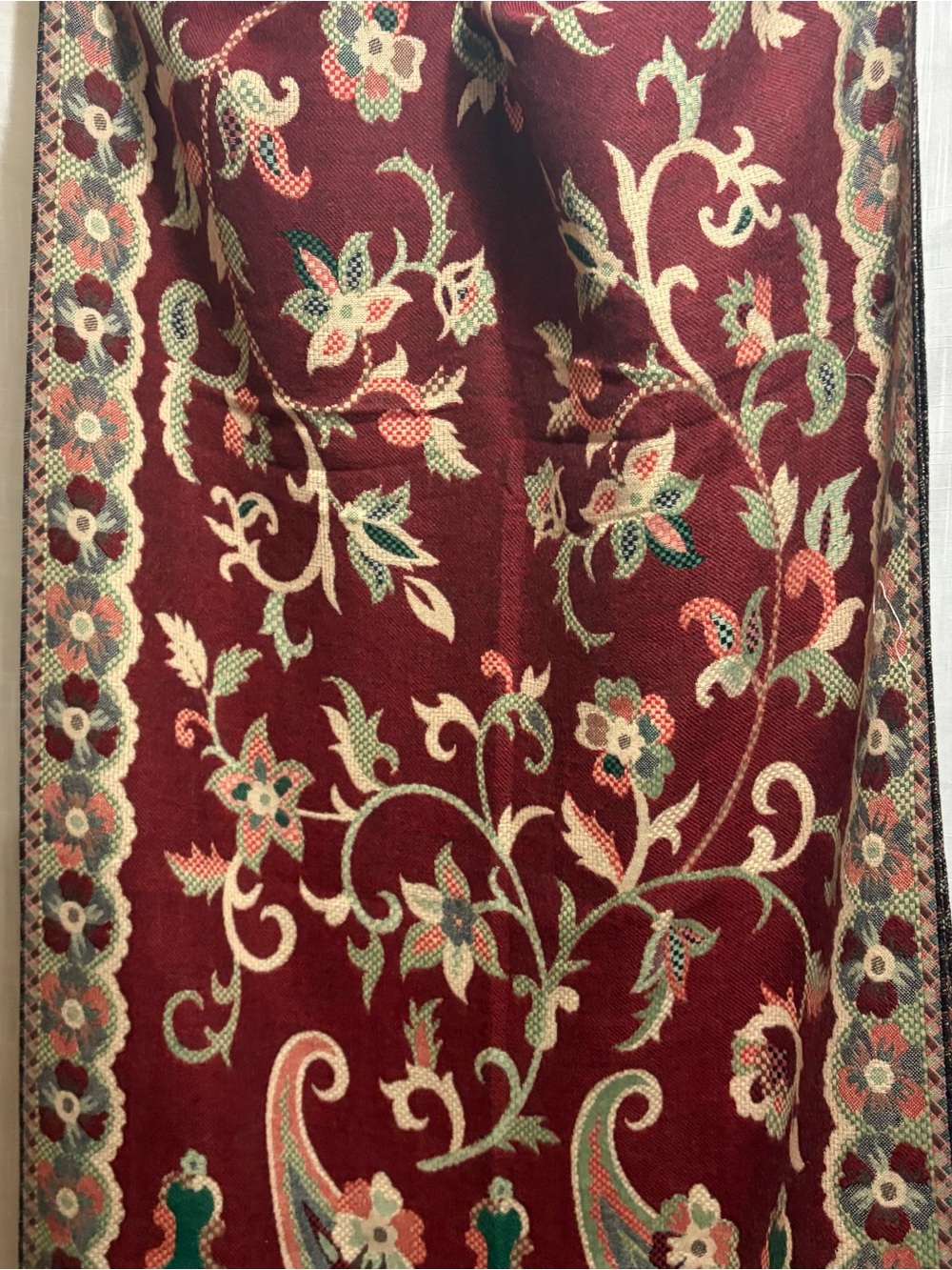 Cashmere reversible scarf - Picture 3 of 6